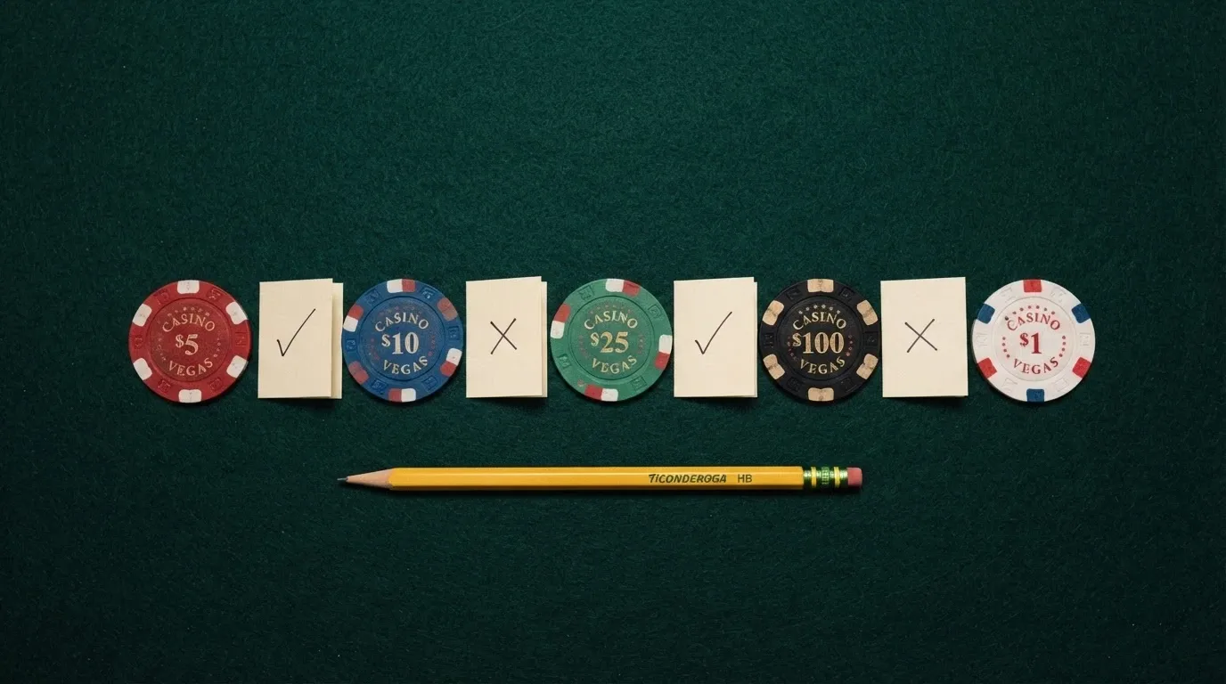 A side-by-side layout of casino brand cards with licence badges, spin counts and wagering figures visible